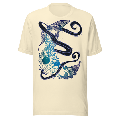 Dark Blue Mushroom Tshirt