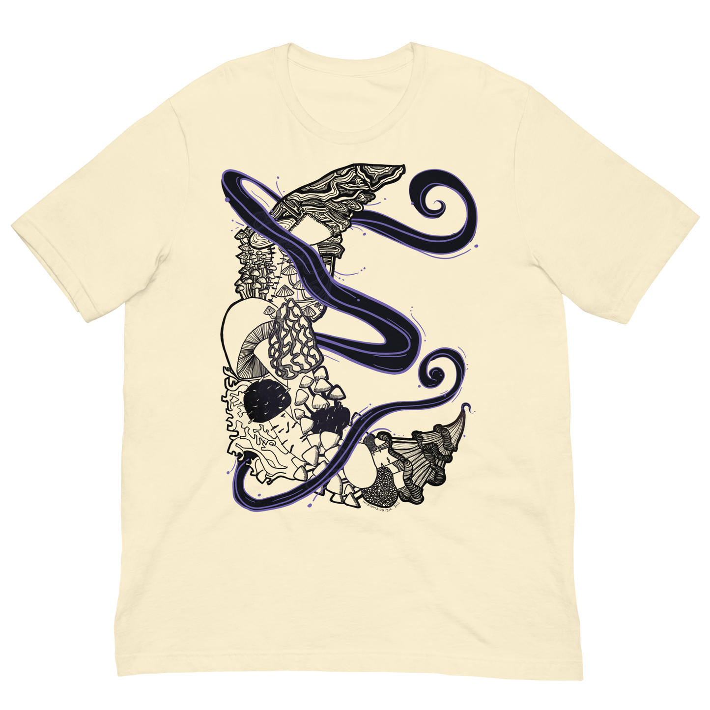 Black Mushroom Tshirt
