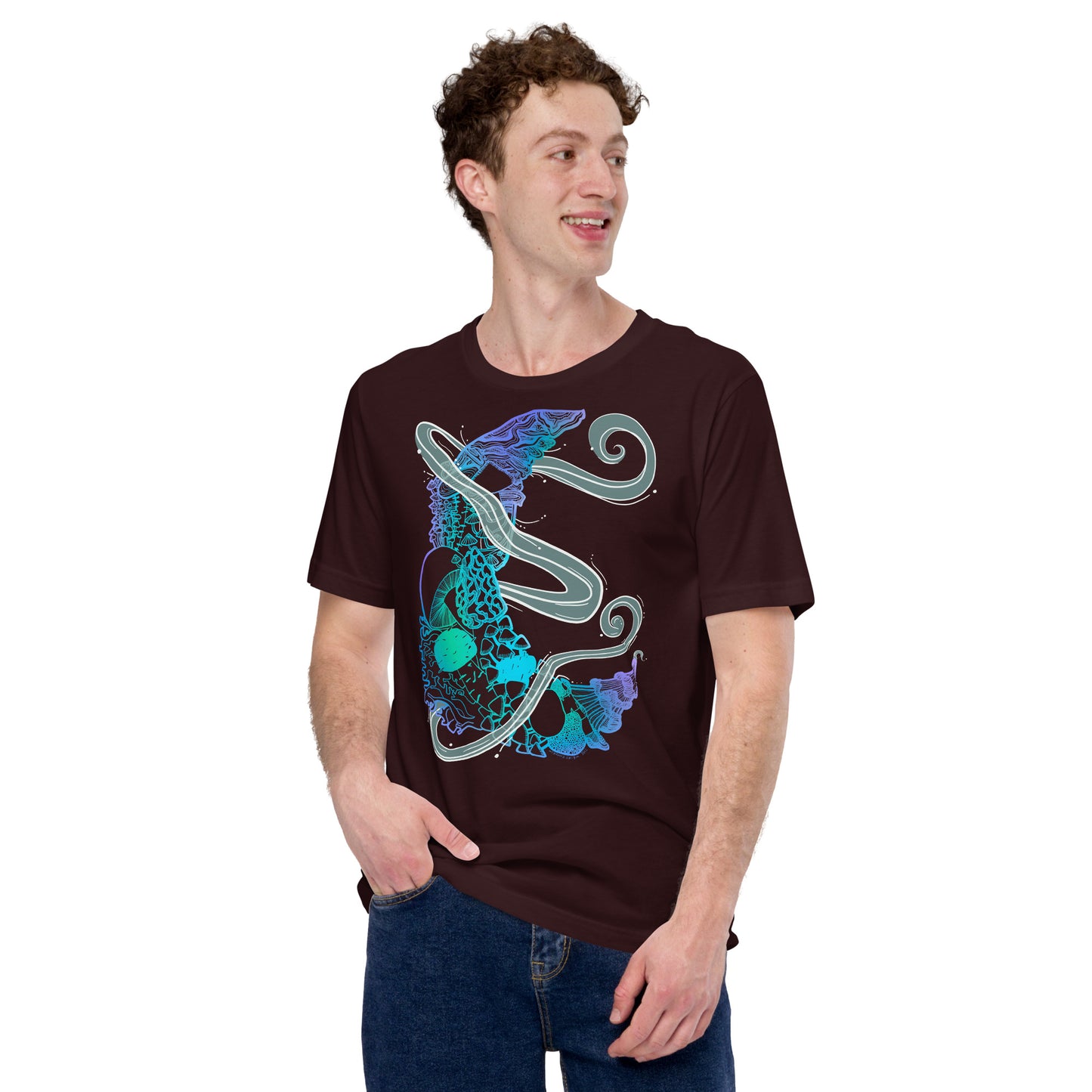 Cool Mushroom Moon Magic T-Shirt