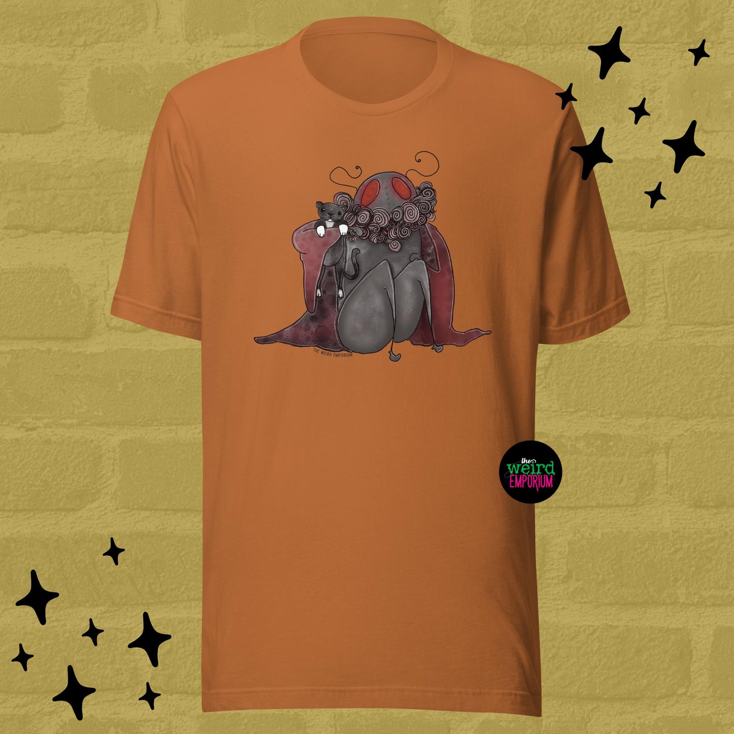 Mothman & Cat Tshirt