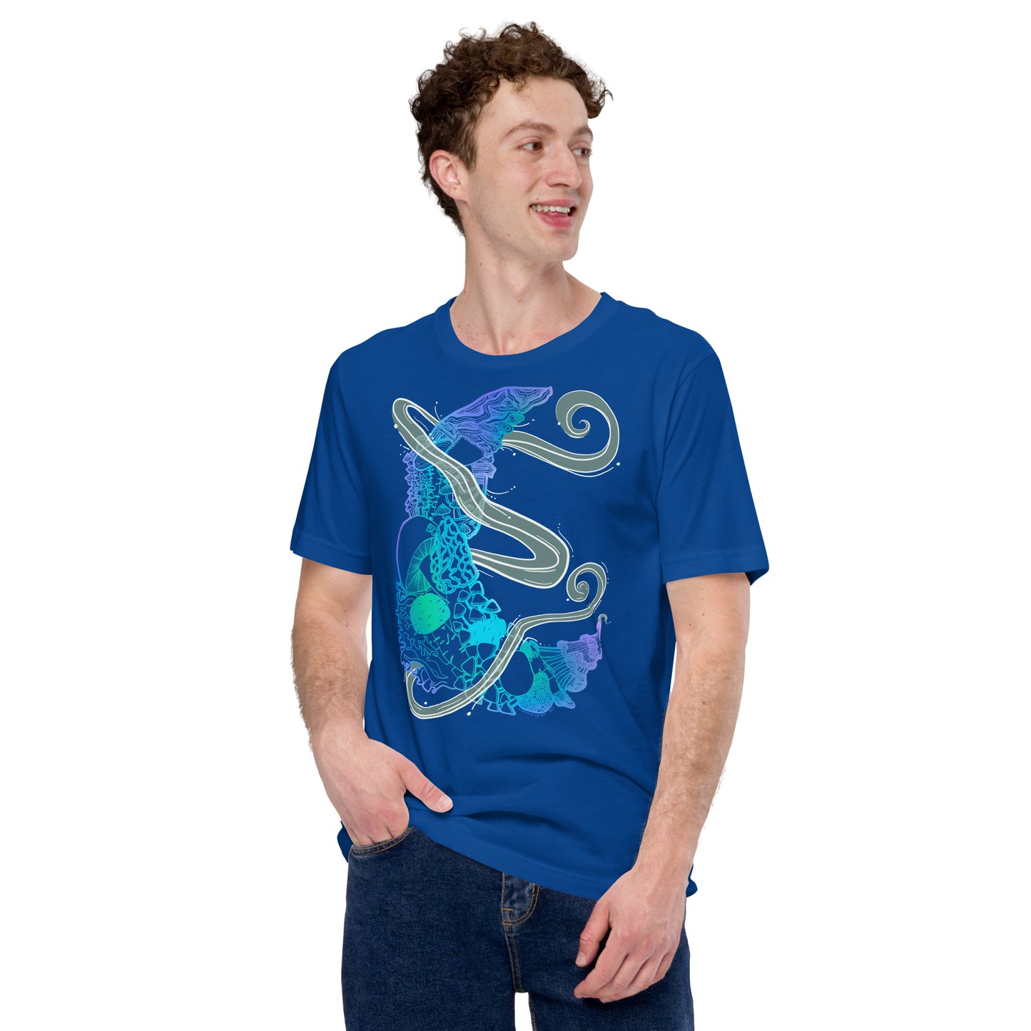 Cool Mushroom Moon Magic T-Shirt