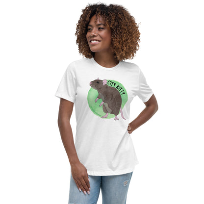 City Kitty T-Shirt (Women's Relaxed T-Shirt)