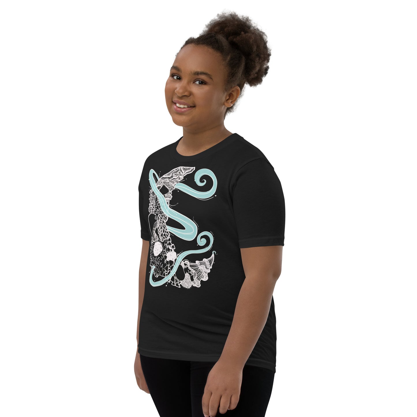 Mushroom Moon Magic Youth Short Sleeve T-Shirt