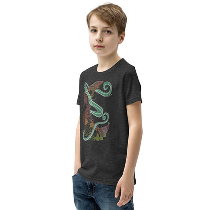 Earthy Mushroom Magic Youth Short Sleeve T-Shirt