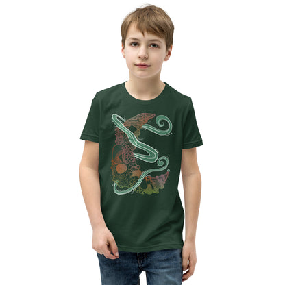 Earthy Mushroom Magic Youth Short Sleeve T-Shirt