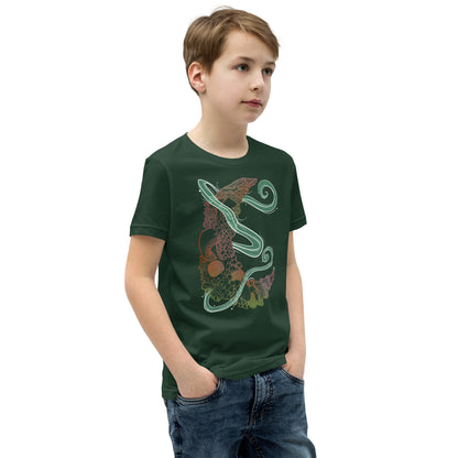 Earthy Mushroom Magic Youth Short Sleeve T-Shirt