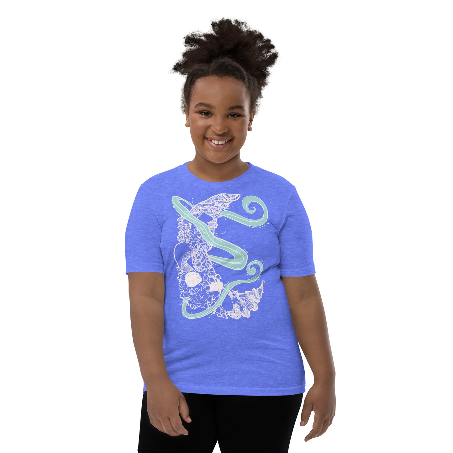 Mushroom Moon Magic Youth Short Sleeve T-Shirt