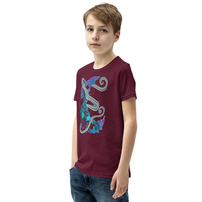 Cool Mushroom Moon Magic Youth Short Sleeve T-Shirt