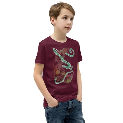 Earthy Mushroom Magic Youth Short Sleeve T-Shirt