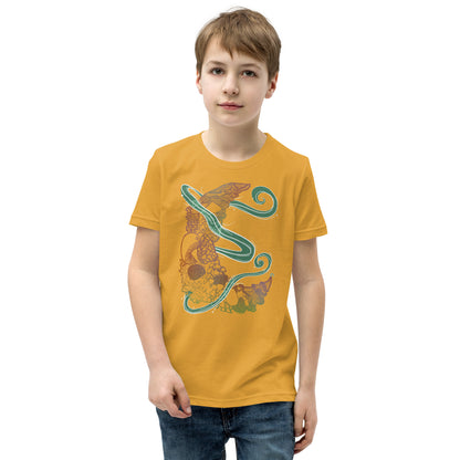Earthy Mushroom Magic Youth Short Sleeve T-Shirt