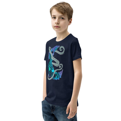 Cool Mushroom Moon Magic Youth Short Sleeve T-Shirt