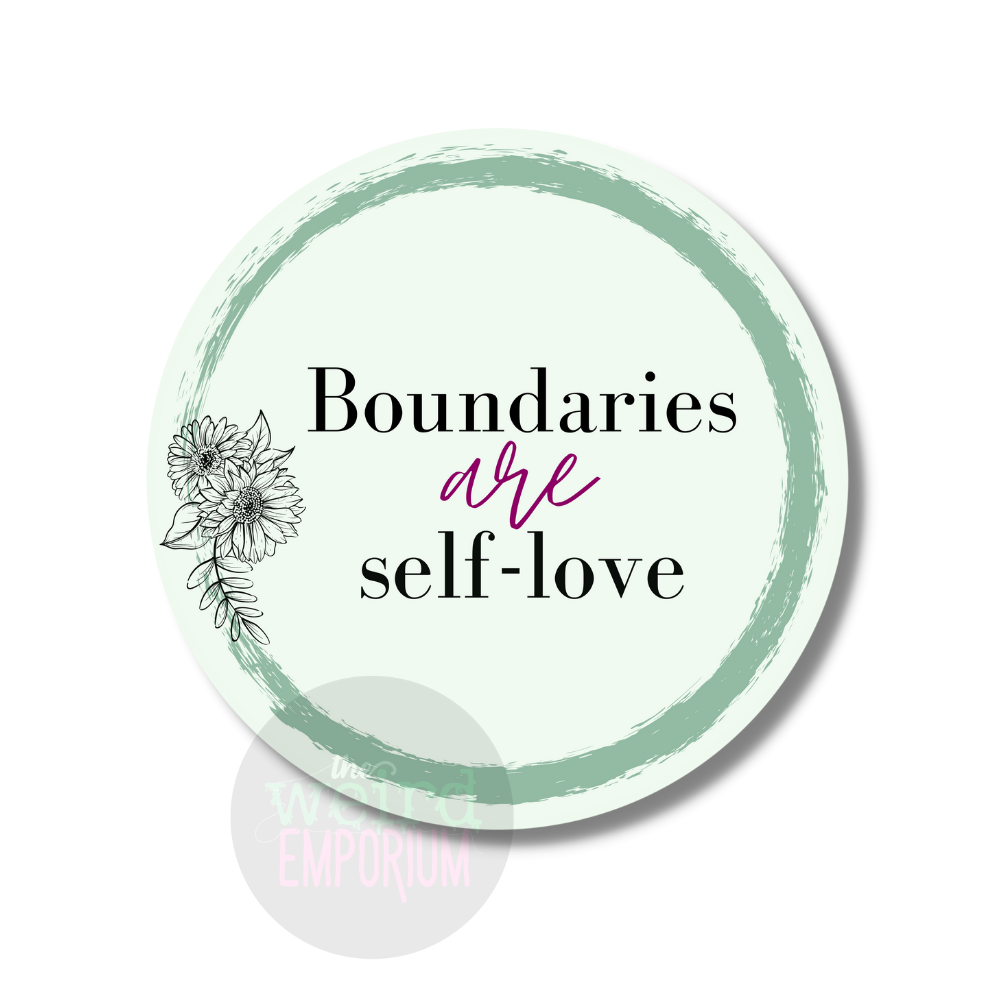 Boundaries are Self Love Sticker