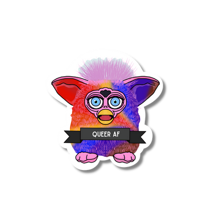 Furby - Queer AF Sticker