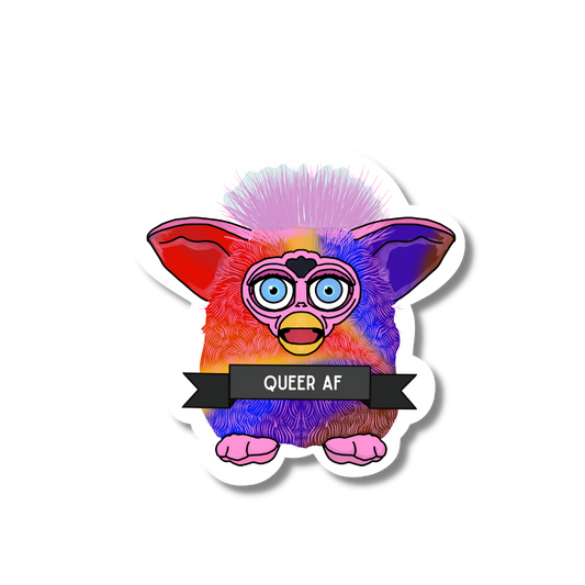 Furby - Queer AF Sticker