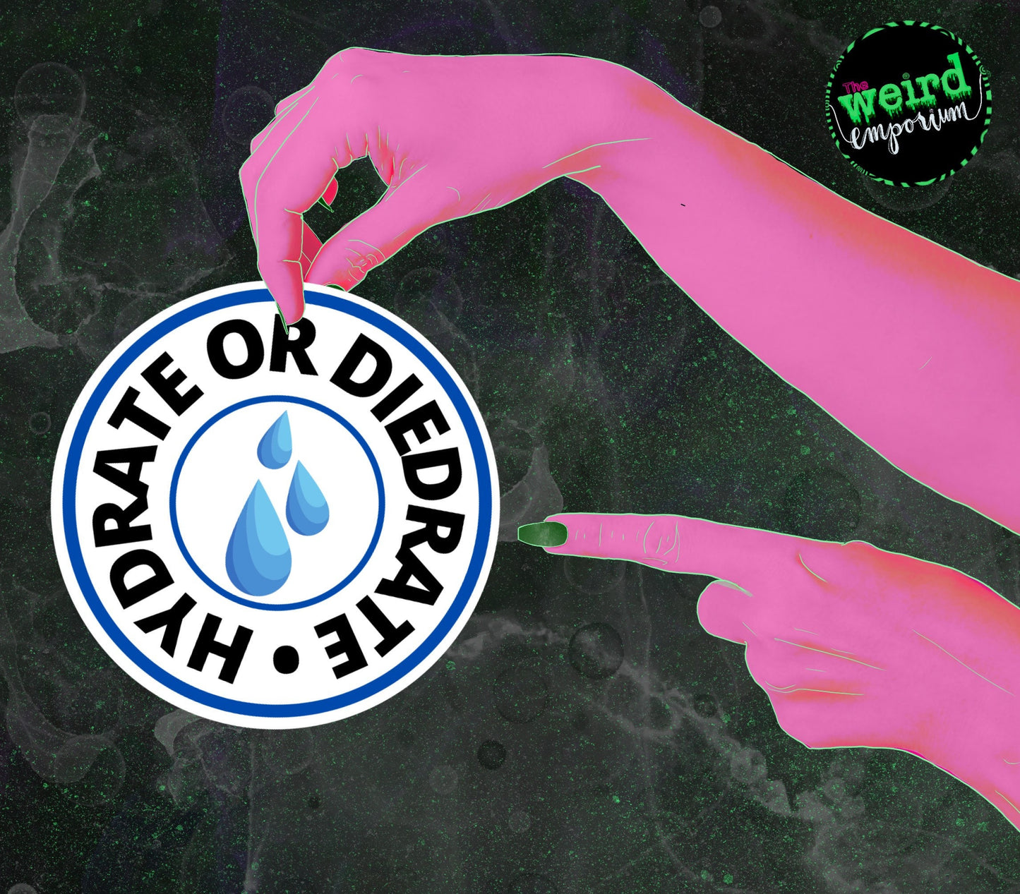 Hydrate or Diedrate Sticker