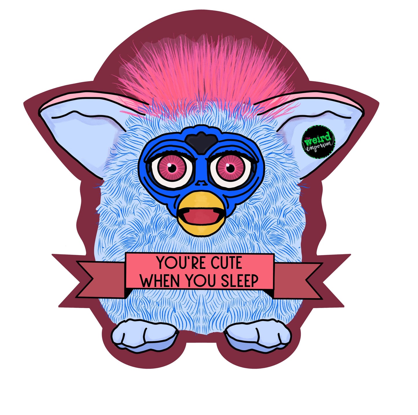 4 Furby Sticker Pack
