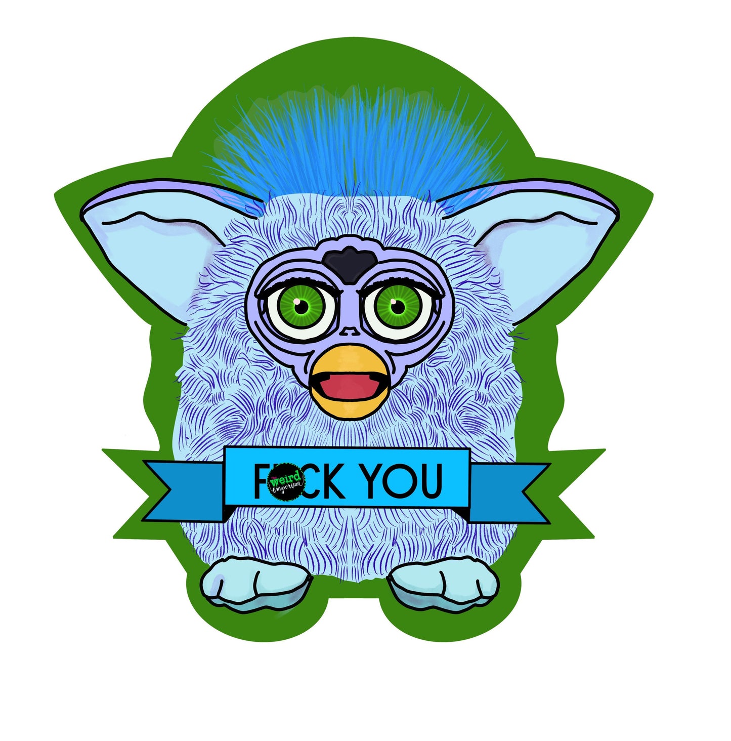 4 Furby Sticker Pack