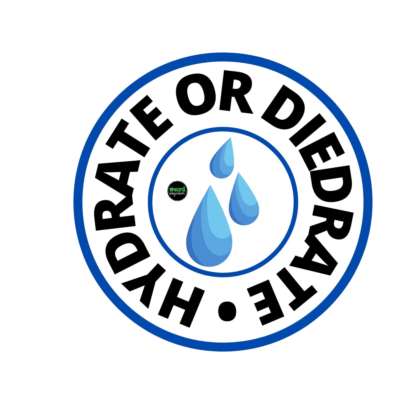 Hydrate or Diedrate Sticker