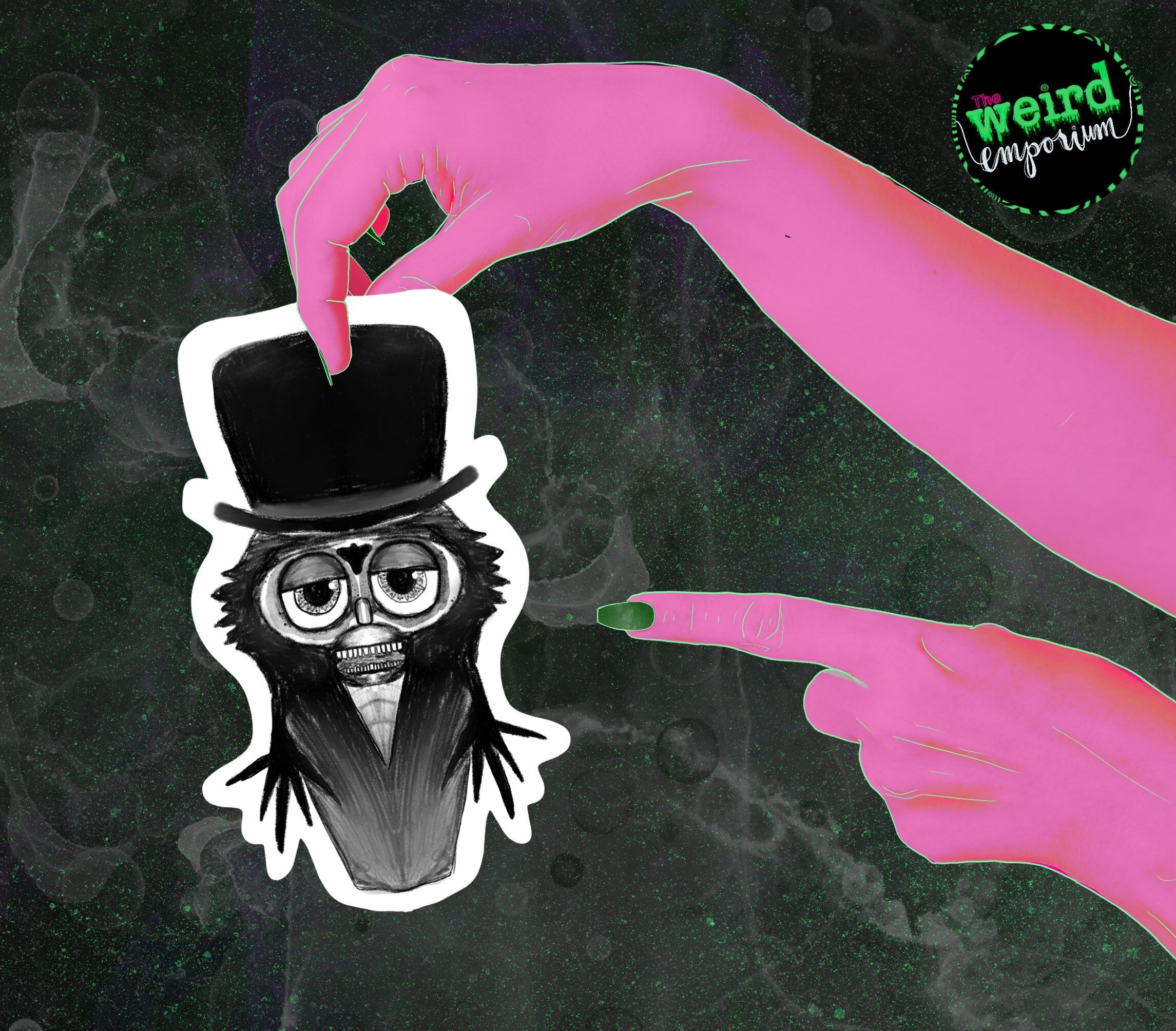 Furdtk Sticker Furbadook Sticker – theweirdemporium