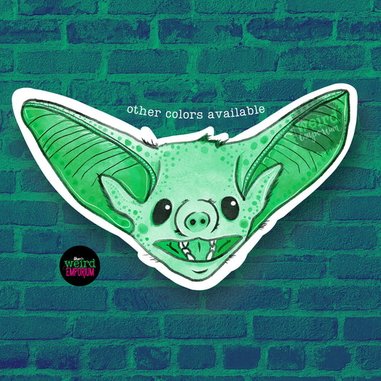 Bat Sticker - red