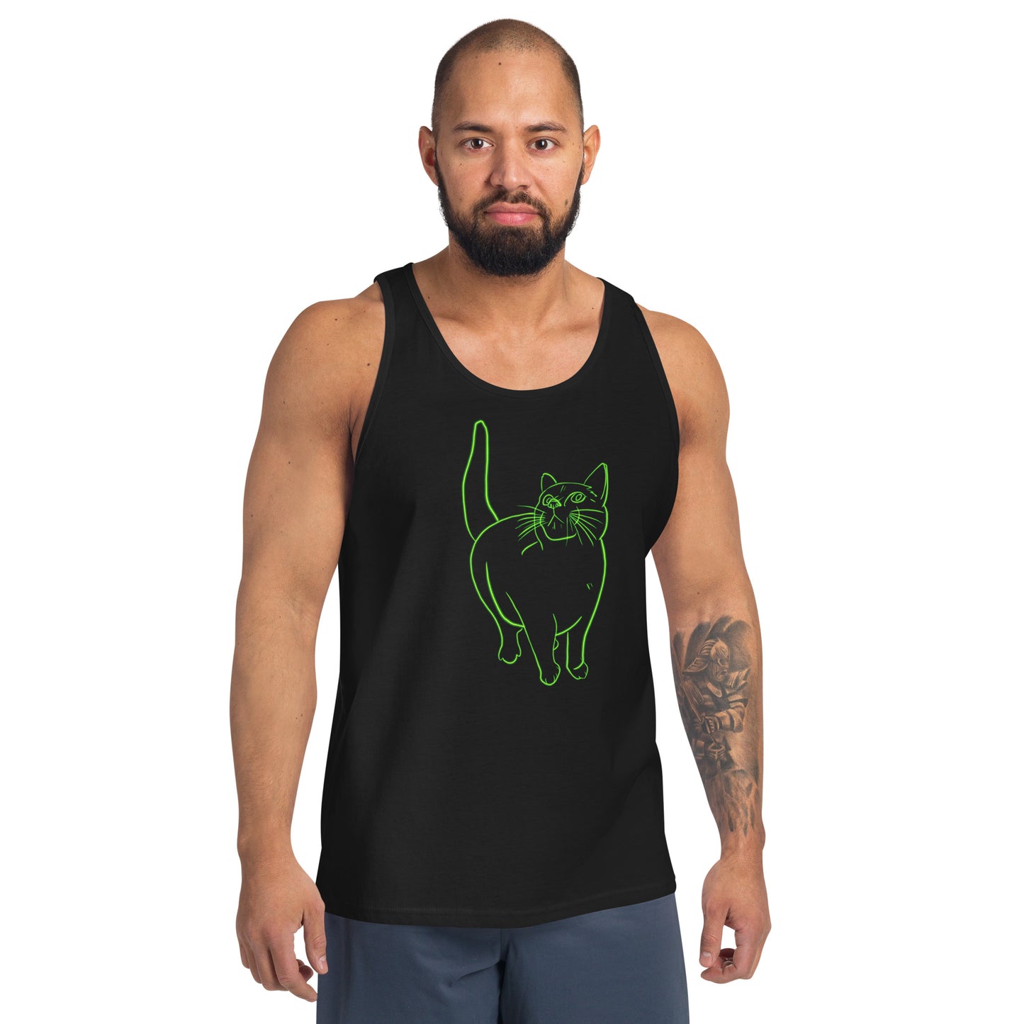 Neon Cat Tank Top