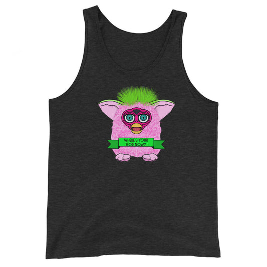 Where's Your God Now Furby Tank