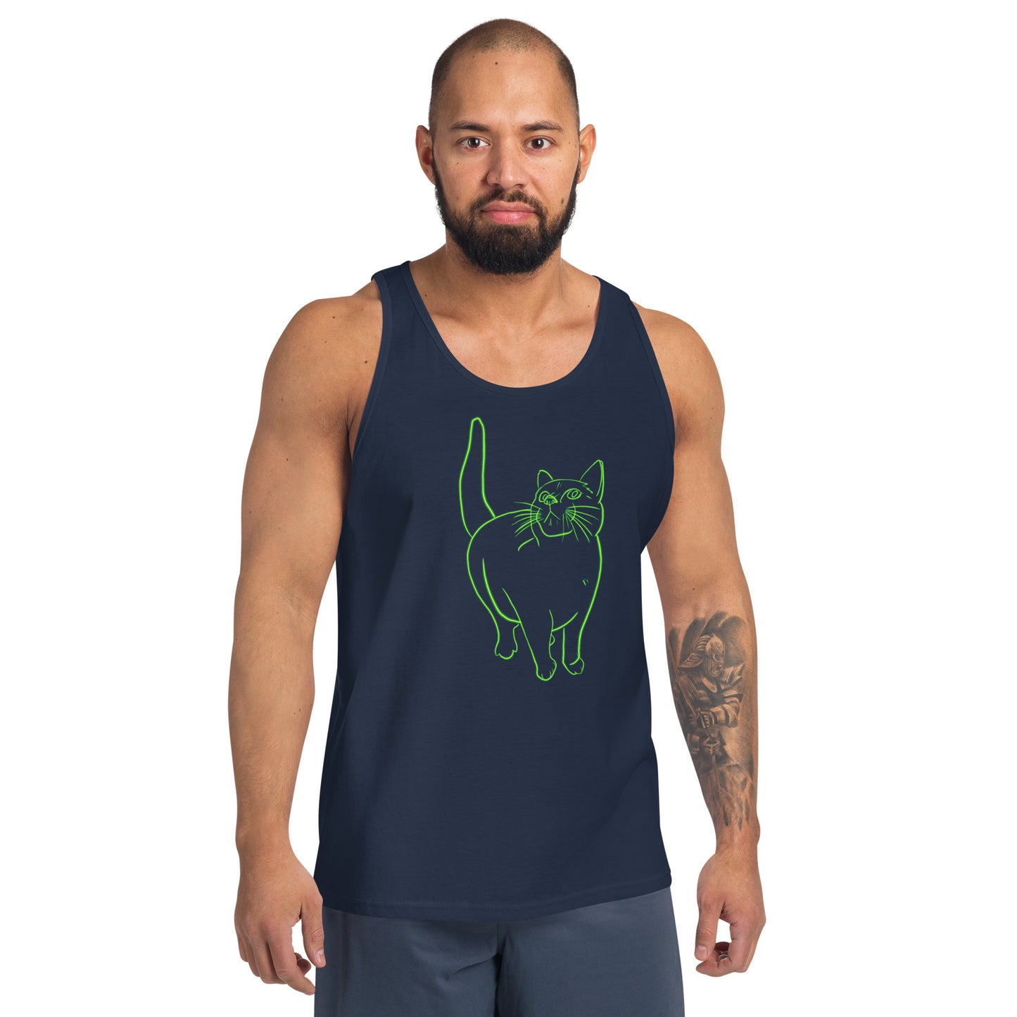 Neon Cat Tank Top