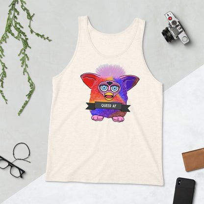 Queer AF Furby Tank Top