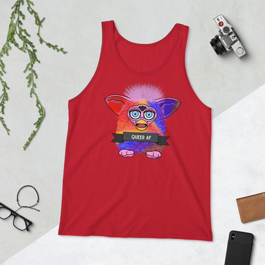 Queer AF Furby Tank Top
