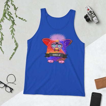 Queer AF Furby Tank Top