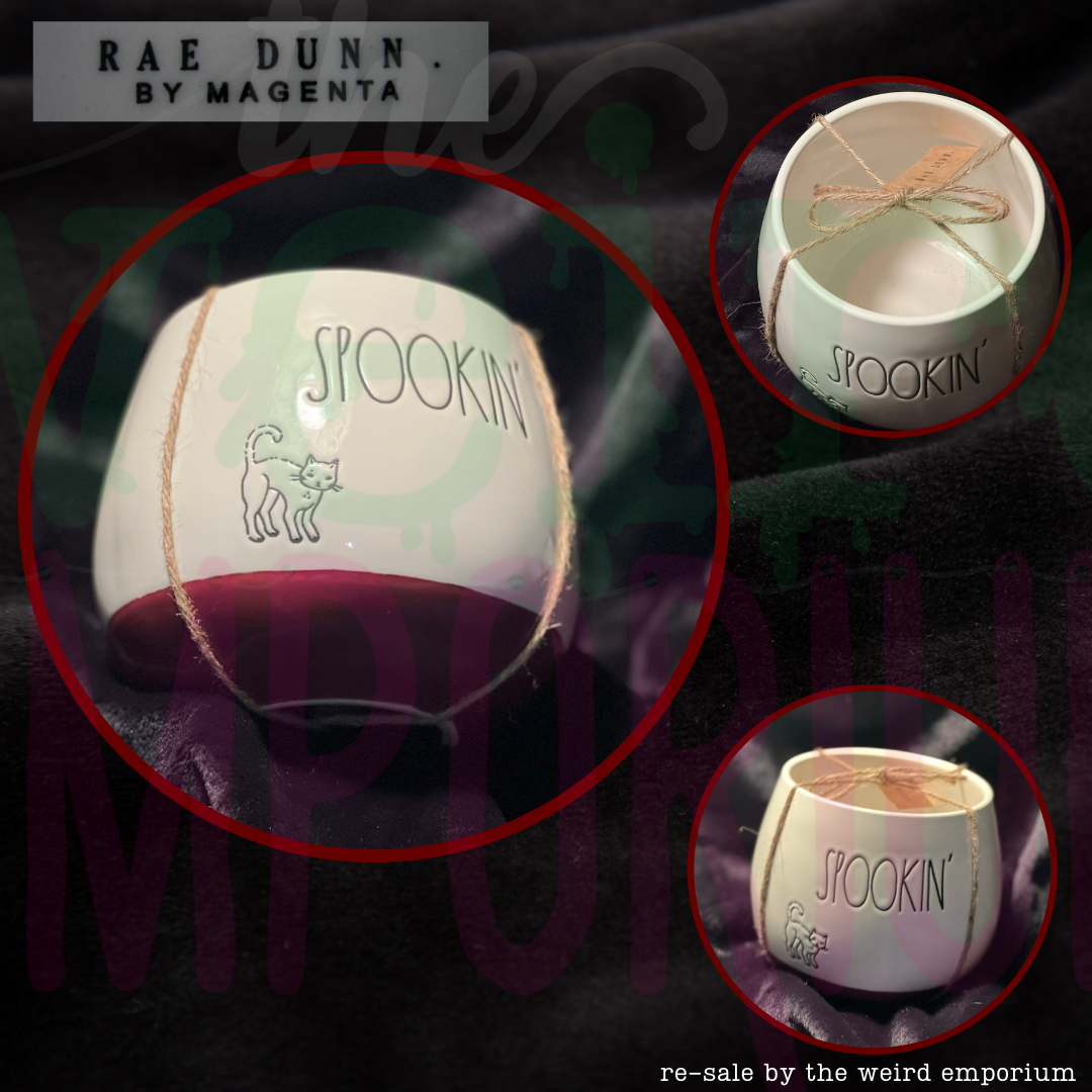 Re-sale Rae Dunn x Magenta Halloween Planters (Ghostin', Spookin', Hauntin')