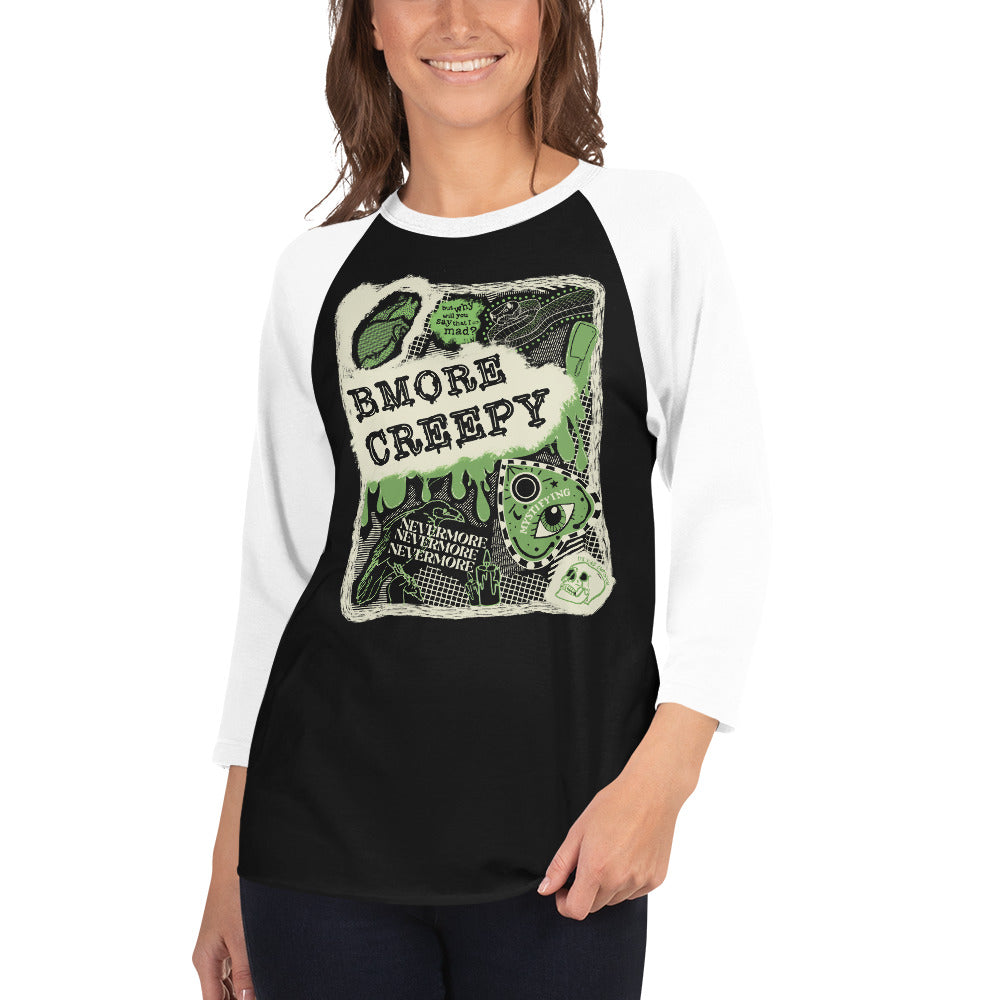 Bmore Creepy Baseball Tee / Raglan