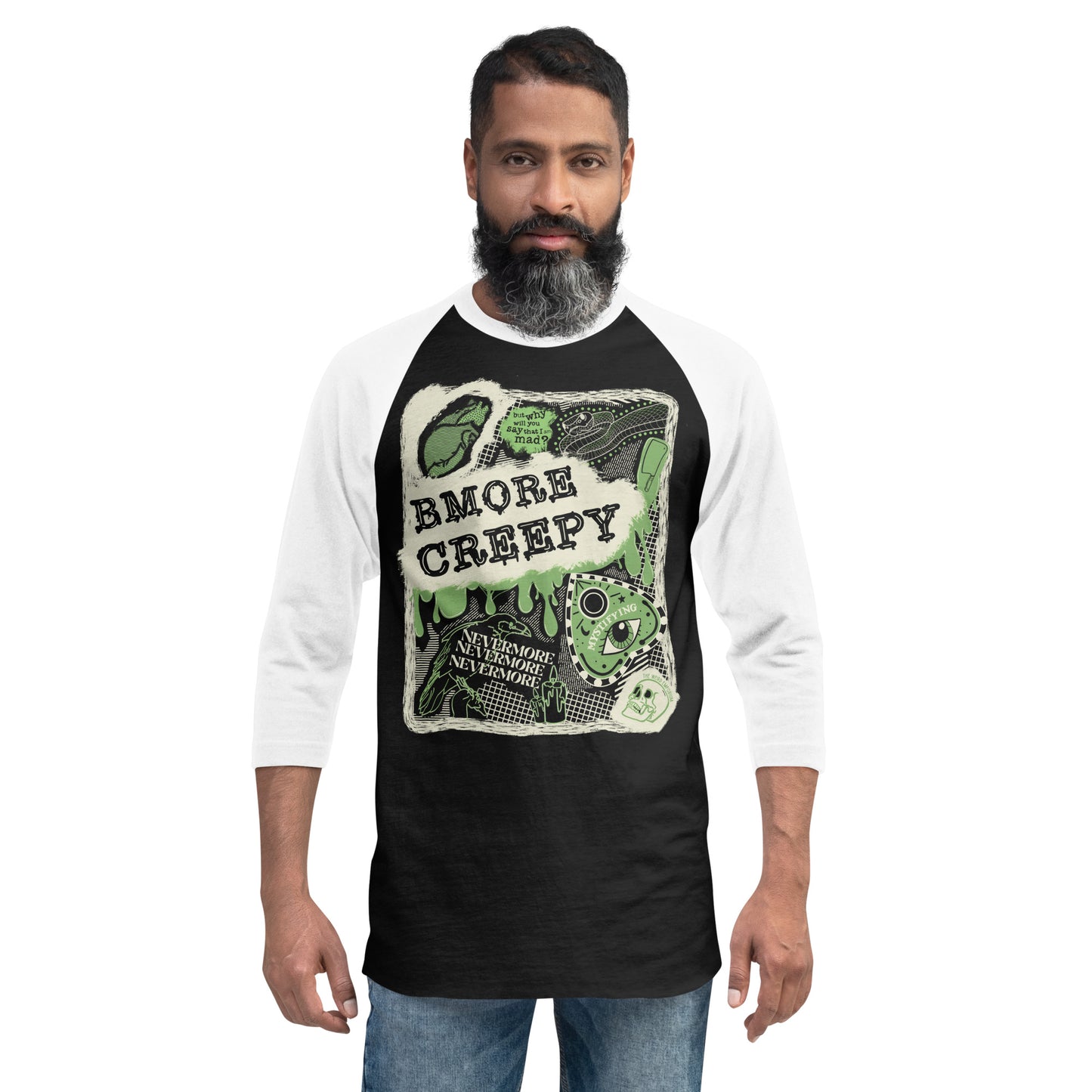Bmore Creepy Baseball Tee / Raglan