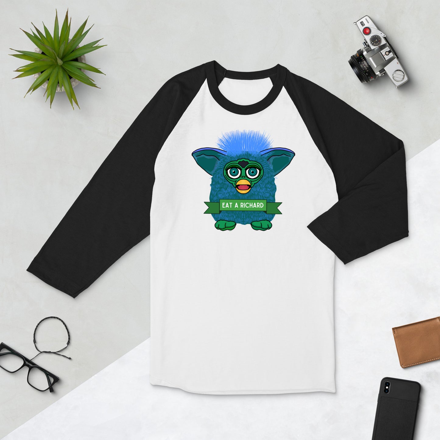 Furby - Eat a Richard Baseball Tee / Raglan