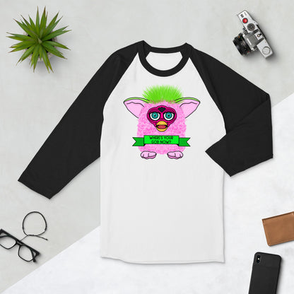 Furby - Where's your God now? Baseball Tee / Raglan