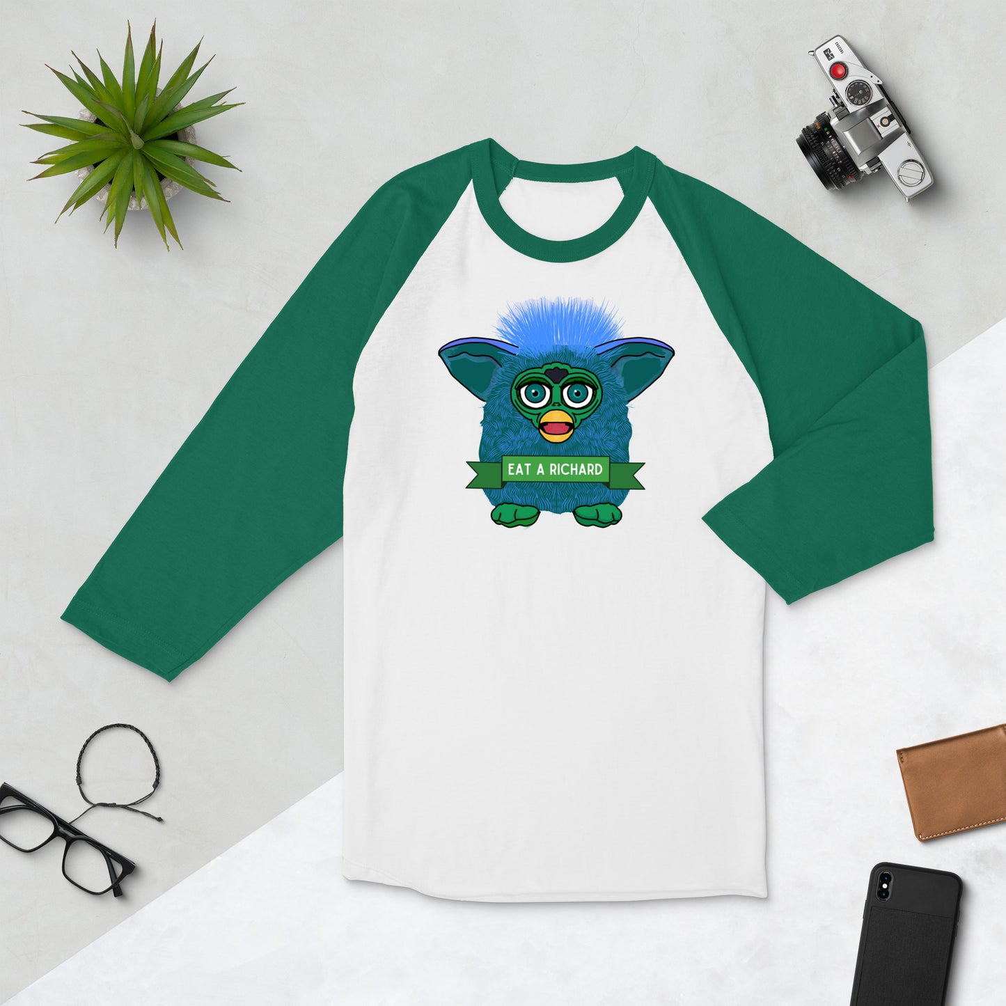 Furby - Eat a Richard Baseball Tee / Raglan