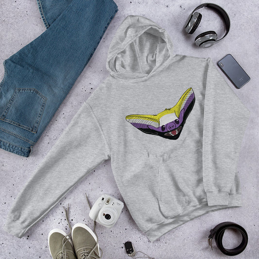 Non-Binary Bat Hoodie