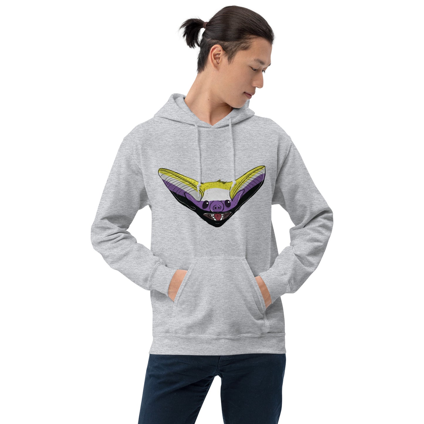 Non-Binary Bat Hoodie